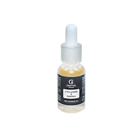 Grattol Premium Dry cuticle oil - Cухое масло для кутикулы Сyclamen & Sandal (Цикламен и Сандал), 15ml